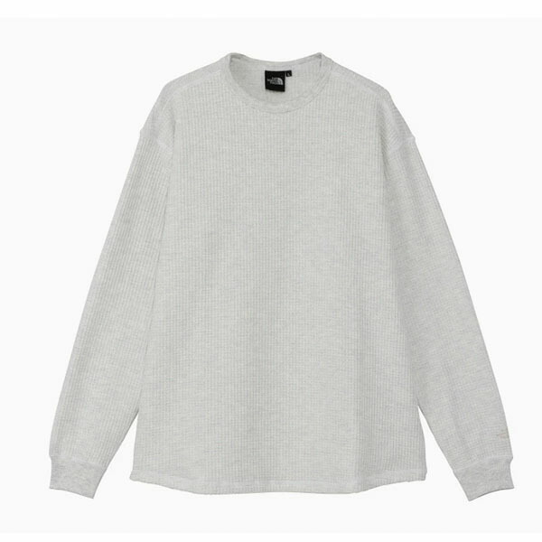 ザ・ノース・フェイス (THE NORTH FACE) アウトドアウエア 長袖シャツ LS WARM WAFFLE CRW ワッフル ユニセックス (25aw) グレー M-XL NT62436-WX【冬特】