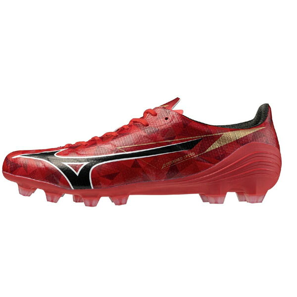 ミズノ (MIZUNO) サッカースパイク ミズノアルファII PRO プロ (25aw) レッド×ブラック 2E 25.5-27.5cm P1GA256460|スポーツプラザヒビノ 店