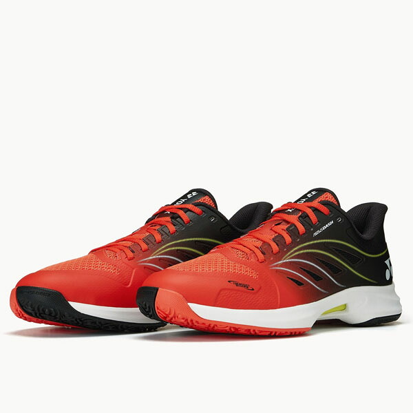 ヨネックス (yonex) 庭球 シューズ パワークッションエアラスダッシュ5 GC ユニ一発やる (25aw) 赤いこと×黒いこと 23.0-28.0糎 SHTAD5GC-674