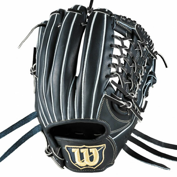 ウィルソン (wilson) 野球 軟式グローブ Basic Lab DUAL ベーシックラボデュアル DU型 外野手用 (25aw) Wブラック 12インチ WBW103742