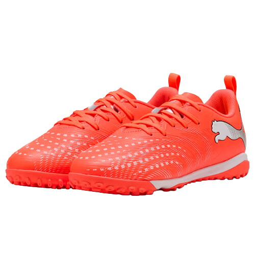 プーマ (puma) サッカー トレーニングシューズ トレシュー キッズフューチャー 9 プレイ TT + ミッド ジュニア (26ss) レッド 22.0-24.5cm 10893101 108931-01