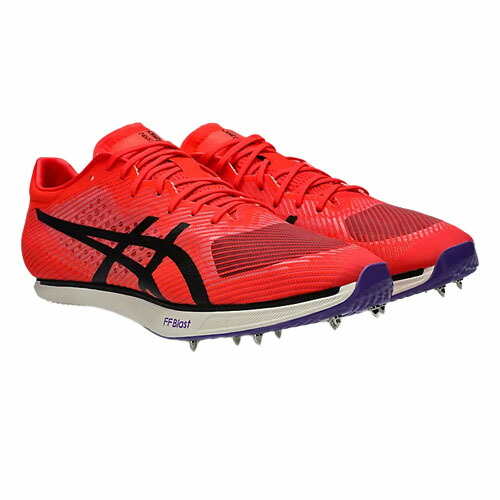 アシックス (asics) 陸上 スパイク 短距離用シューズ JETSPRINT  3 ジェットスプリント メンズ (25aw) レッド 25.5-26.5cm スタンダードラスト 1093A222-600