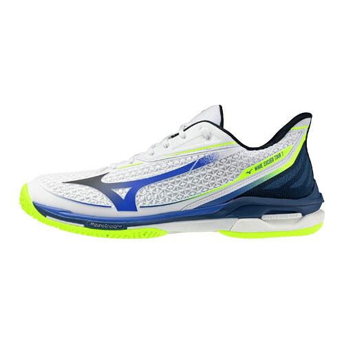 ミズノ (MIZUNO) 庭球シューズ ウエーブエクシードツアー7 AC オール厚地の外套 (26ss) 白いことx青みx黄色 25.5-27.5糎 2E好いかげんに 61GA267020