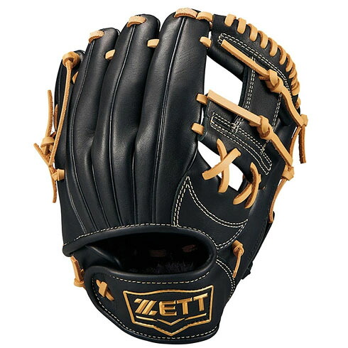 ゼット (ZETT) 少年野球 軟式グローブ グランドヒーロー オールラウンド用 ジュニア (25aw) ブラックxPブラウン サイズSS BJGB76515F-1932
