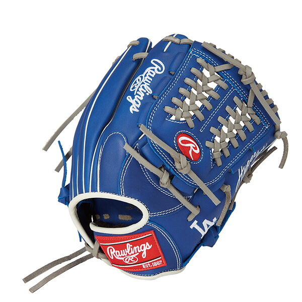 ローリングス (rawlings) 兄ちゃんベイスボール 軟式地球儀 HYPER TECH MLB TEAM ハイパーテック オールラウンド用 (25aw) 青み 大きさL ドジャース GJ5HTMN6L1-LAD