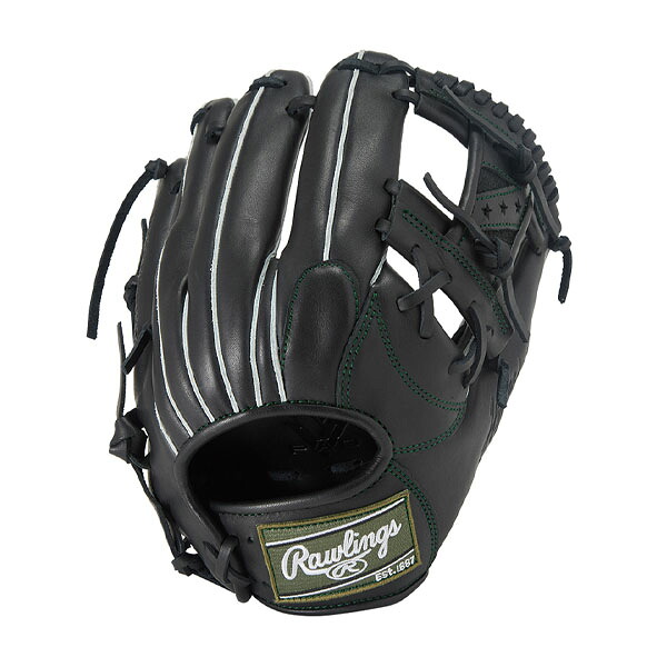 ローリングス (rawlings) ベイスボール 軟式地球儀 HYPER TECH R2G ハイパーテック 内野手手用 (25aw) 黒いこと 大きさ11.25 GR5FHTN62-B