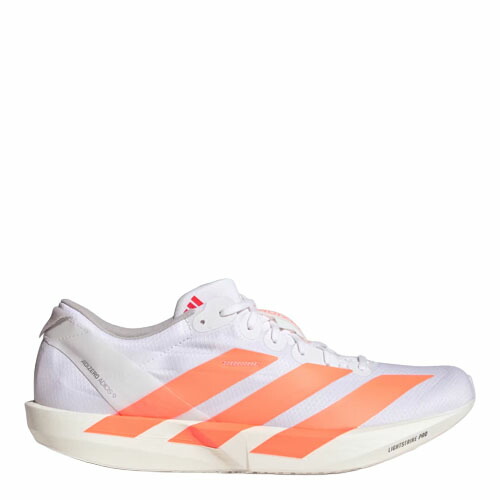アディダス (adidas) ランニングシューズ アディゼロ ジャパン 9 Adizero Japan 9 メンズ (26ss) ホワイトxオレンジ 25.5-27.5cm JQ0777