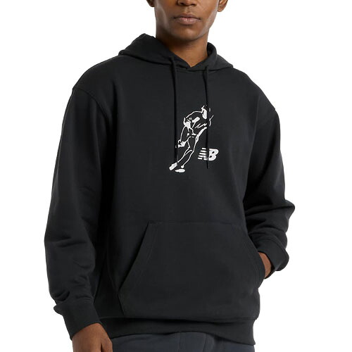 ニューバランス (newbalance) 野球 ウエア スウェット パーカー 大谷翔平 フレンチテリーフーディ Always on Logo ブラック S-L MT51738-BK【BBsale】【SS2603】