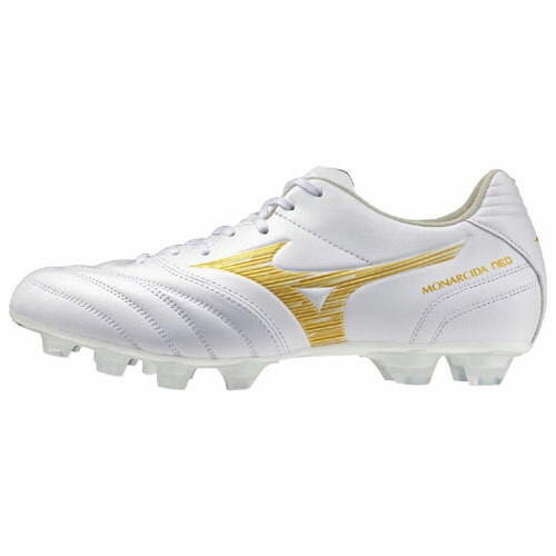 ミズノ (MIZUNO) 蹴球 スパイクシューズ モナルシーダネオ 3 百貨店広広とした メンズ (26ss) 白いことxゴールド 25.0-27.5糎 4E好いかげんに P1GA262450 P1GA2624-50