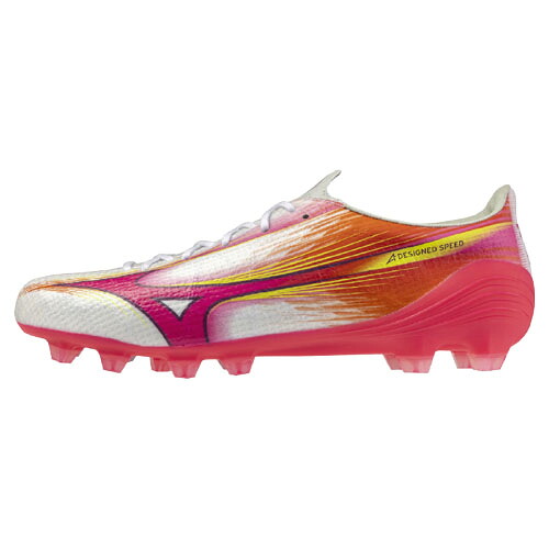 ミズノ (MIZUNO) サッカー スパイクシューズ ミズノアルファ3 プロ III PRO メンズ (26ss) ホワイトxピンク 25.5-27.5cm 2E相当 P1GA266464 P1GA2664-64
