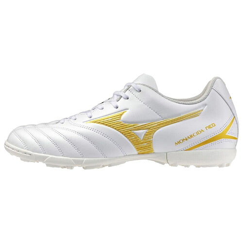 ミズノ (MIZUNO) サッカー トレーニングシューズ モナルシーダネオ 3 セレクト AS (26ss) ホワイトxゴールド 24.5-29.0cm 3E相当 P1GD262550 P1GD2625-50