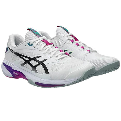 アシックス (asics) テニスシューズ SOLUTION SPEED FF 4 メンズ ホワイトxピンク 25.0-28.0cm スタンダードラスト 1041A532-101