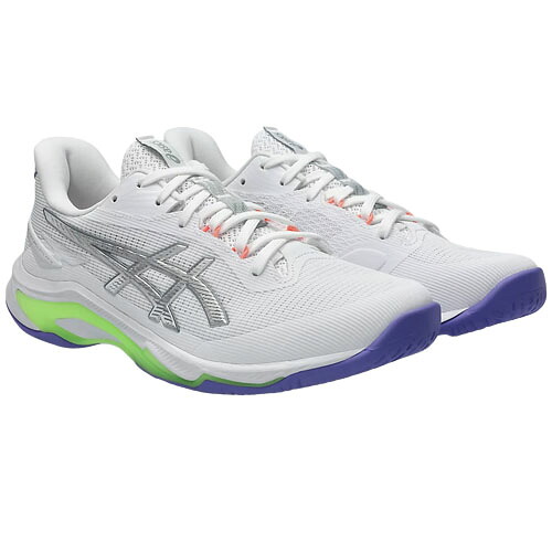 【ランキング受賞】 アシックス (asics) バレーボールシューズ NETBURNER BALLISTIC FF 4 ネットバーナー (26ss) ホワイトxアメジスト 22.5-27.0cm スタンダードラスト 1053A070-104【SS2606】｜スポーツプラザヒビノ 店