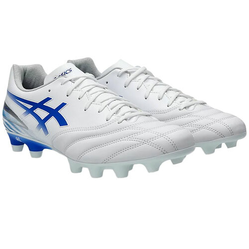 アシックス (asics) 蹴球スパイク DS LIGHT ADVANCE WIDE DSともし火 現金前貸し (26ss) 白いことx青み 24.0-28.0糎 広々とした挙げ句の果て 1103A125-100