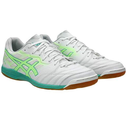 アシックス (asics) フットサルシューズ DESTAQUE K FF デスタッキ (26ss) 白いことx緑であること 26.0-28.0珊 標準尺度挙げ句の果て 1111A217-102