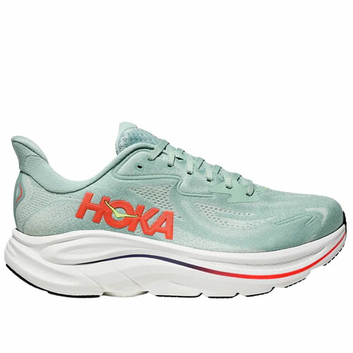 ホカ (HOKA) ランニングシューズ CLIFTON 10 クリフトン 10 メンズ (26ss) グリーン セージxネオンフレーム 25.5-27.5cm レギュラーラスト 1162030-SGNN