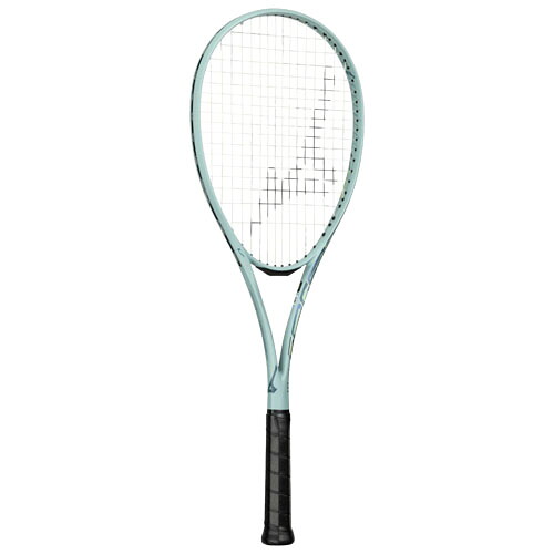 ミズノ (MIZUNO) ソフトテニス櫂 軟式庭球 アクロスピード V-01 (26ss) アッシュグリーンx黄色 0U 63JTN6A332