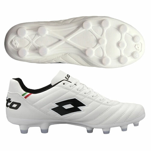 ロット (LOTTO) 蹴球 スパイクシューズ STADIO JP 4E (26ss) 白いことx黒いこと 25.5-27.5糎 LO-STADIO-2-WHBK