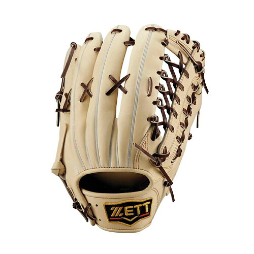 ゼット (ZETT) 原則としてベイスボール 軟式用地球儀 プロステイタス 外野手手用 淡彩赤銅色x赤銅色 大きさ9 BRGB30277Q-3237