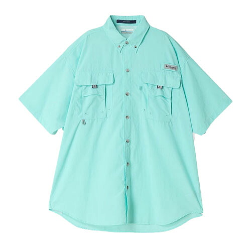 コロンビア (columbia) アウトドアウエア バハマ II ショートスリーブシャツ ユニセックス (26ss) グリーン Gulf Stream M-L FM7047-496｜スポーツプラザヒビノ 店