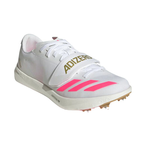 アディダス (adidas) 陸上 スパイクシューズ アディゼロ TJ/PV(三段跳・棒高跳)ADIZERO TJ/PV (26aw) ホワイト 24.5-27.5cm KJ9542【ADJSPK】|スポーツプラザヒビノ 店