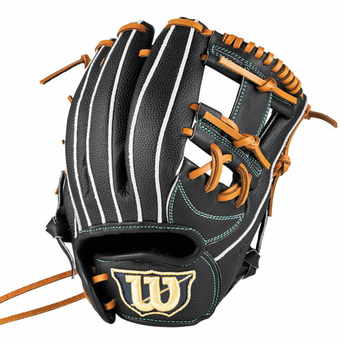 ウィルソン (wilson) 御坊さんベイスボール 軟式用地球儀 D-MAX DUAL Dマックスデュアル お坊っちゃん 内野手手用 7J 黒いこと WBW104472