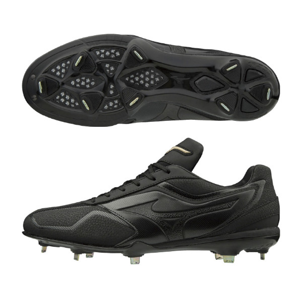 GEバリオス (19ss) (mizuno) 【3%OFFクーポン発行中】 メンズ 3E相当 QS ブラック×ブラック ミズノ 11gm191200 スパイク
