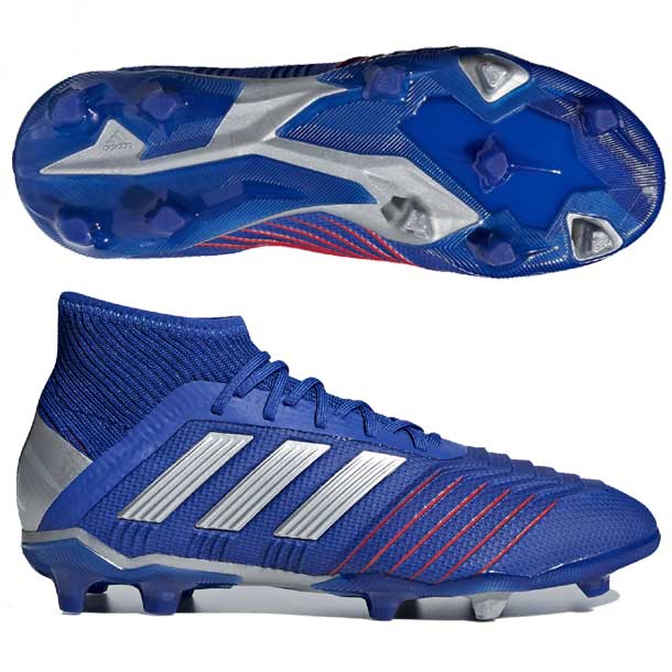 J アディダス Adidas サッカースパイク Fg Ag 19ss プレデター サッカー フットサル ジュニア Cm8530 19 1 Cm8530 Ss2103 ブルー シルバー 子ども キッズ ジュニア 天然芝用 ロングパイル人工芝用 P10 スポーツプラザヒビノ 店 送料無料 少年 シューズ 靴