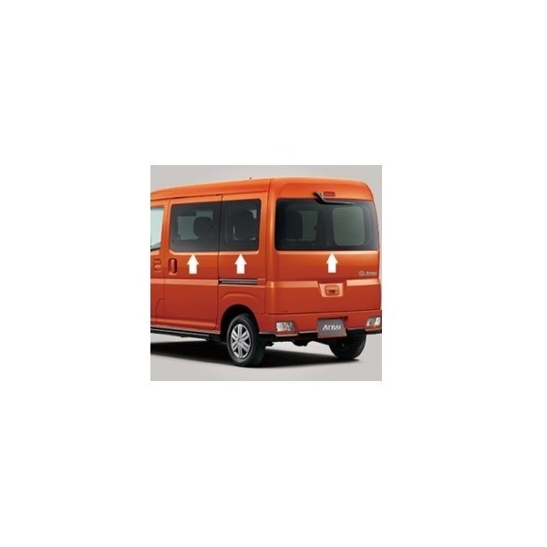 DAIHATSU ダイハツ 純正用品 ATRAI　アトレー【S700V S710V】ＵＶ＆ＩＲカットフィルムセット（ダークスモークタイプ）[08230-K5010]｜MAP-S