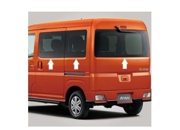 DAIHATSU ATRAI　ダイハツ アトレー【S700V S710V】　ＵＶ＆ＩＲカットフィルムセット(ダークスモークタイプ)[08230-K5010]｜MAP-S