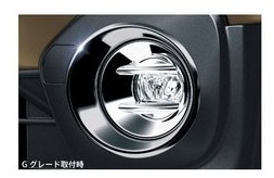 DAIHATSU CAST　ダイハツ キャスト【LA250S LA260S】　フォグランプガーニッシュ(メッキ)(アクティバ用)[08400-K2176]｜MAP-S