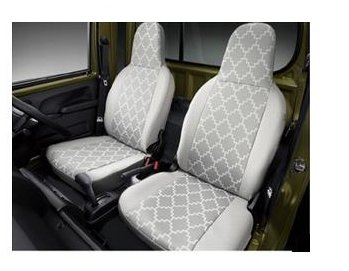ダイハツ ハイゼットトラック【S500P S510P】　シートカバー(一体ヘッドレスト用)(ジャンボ用)【グレー】[08223-K5025]｜MAP-S
