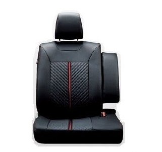 DAIHATSU MOVE CUSTOM　ダイハツ ムーヴカスタム【LA150S LA160S】　シートカバー(本革風)(ＲＳグレード用)[08220-K2573]｜MAP-S