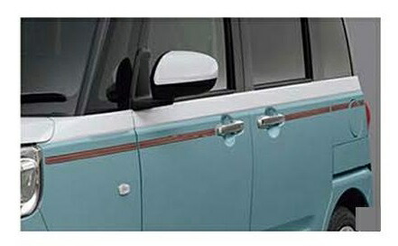 DAIHATSU MOVE CANBUS　ダイハツ ムーヴキャンバス【LA850S LA860S】　サイドピンストライプ【ウッド調】[08230-K2185]｜MAP-S