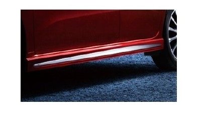 【純正：大型】DAIHATSU MOVE CUSTOM　ダイハツ ムーヴカスタム【LA150S LA160S】　サイドスカートモール【メッキ】[08400-K2224]