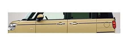 DAIHATSU MOVE CANBUS　ダイハツ ムーヴキャンバス【LA850S LA860S】　サイドピンモール【ブラック】[08400-K2335]