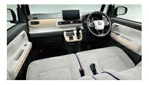 ダイハツ純正用品　ムーヴ キャンバス インテリアパネルセット　ライトウッド調　10インチナビ非装着車用　08170-K2168｜MAP-S