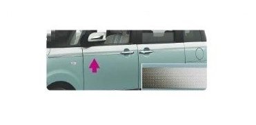 DAIHATSU MOVE CANBUS　ダイハツ ムーヴキャンバス【LA800S LA810S】　ピンストライプ【メッキ調】[08230-K2099]