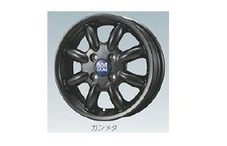 【2本セット】ダイハツ ムーヴキャンバス【LA800S LA810S】　アルミホイールセット(１４インチ・ミニライト)【ガンメタ】08960-K2006　新品番08960-K9013｜MAP-S 30,125円