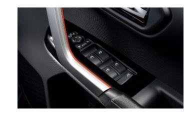 ダイハツ ロッキー【A202S A201S A210S】　パワーウインドゥスイッチパネル【ピアノブラック調】[08112-K1006]