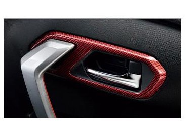 ダイハツ ロッキー【A202S A201S A210S】　インナードアハンドルベゼルパネル【レッドカーボン調】[08165-K1000] 17,005円