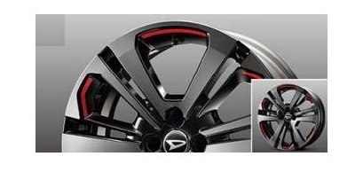 DAIHATSU ROCKY　ダイハツ ロッキー【A202S A201S A210S】　アルミホイールデカール(１７インチ用)【レッド】[08230-K1063]