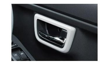 ダイハツ タフト【LA900S LA910S】　インナーハンドルベゼルパネル(フロント左右２枚セット)【ホワイト】[08165-K2011]｜MAP-S