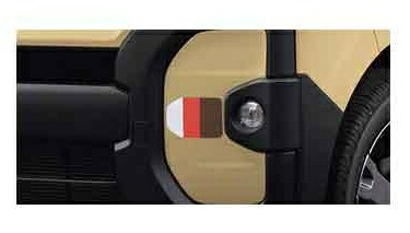 ダイハツ純正用品 タント タントカスタム ファンクロス フロントバンパーサイドストライプ(ホワイト オレンジ) LA650 08230-K2203|MAP-S