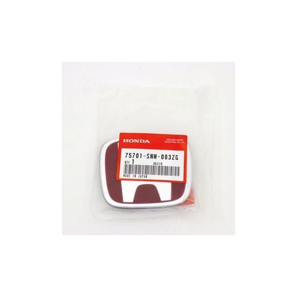 メール便可　HONDA (ホンダ) 純正部品 エンブレム リヤー *NH731P*(H) シビック 4D 品番75701-SNW-003ZG