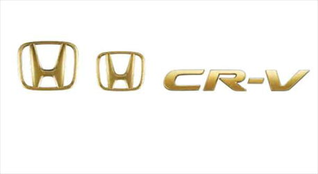 ホンダ純正用品　CR-V　純正 RT5 RT6 RW1 RW2 ゴールドエンブレム ※Hマーク2個＋車名エンブレム　08F20-TLA-000A