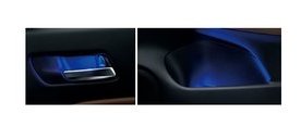 ホンダ フィット【商品仕様要確認】　インナードアハンドル＆ドアポケットイルミネーション(ブルーイルミネーション)