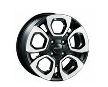 ホンダ フィット【商品仕様要確認】 15インチアルミホイール(MG?020)(1本)(切削/グリントブラック塗装)