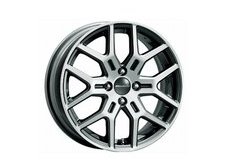 ホンダ フィット【商品仕様要確認】　１６インチアルミホイール(ＭＳ?０４１)(１本)(切削／フルメタルグレー塗装)