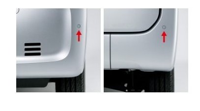 ホンダ Nバン【JJ1-100/200/300/400 JJ2-100/200/300/400】　パーキングセンサー【シャイニンググレー・メタリック】